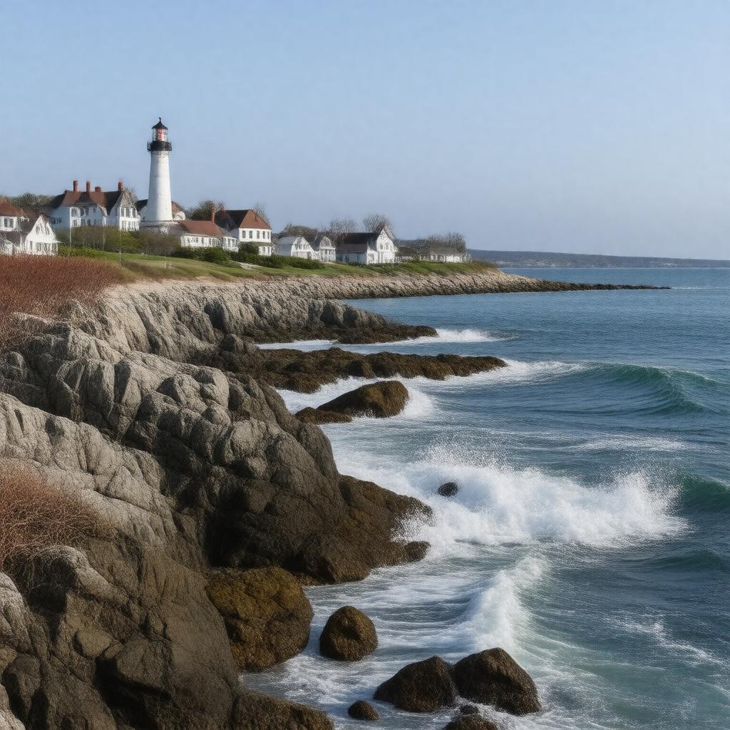 AI-created image of Cape Ann