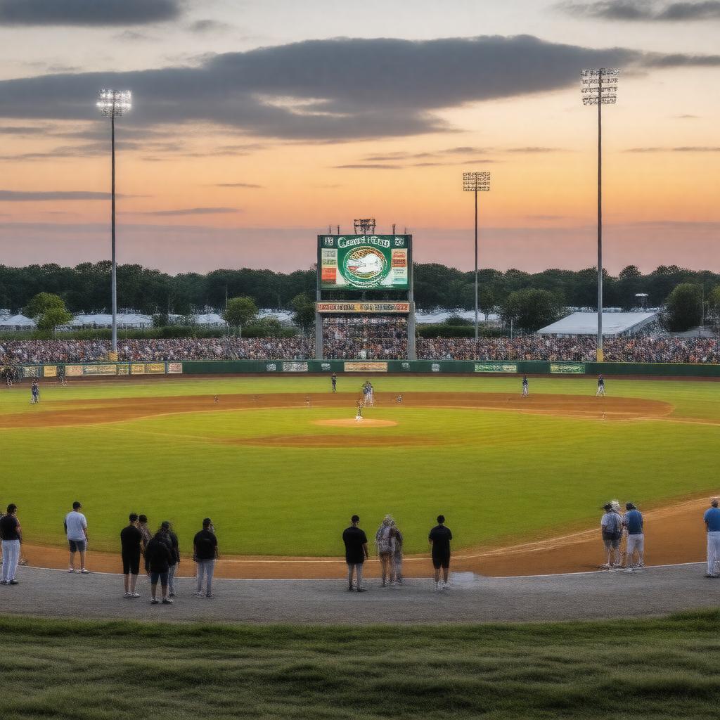 AI-created image of Cape Cod Baseball League