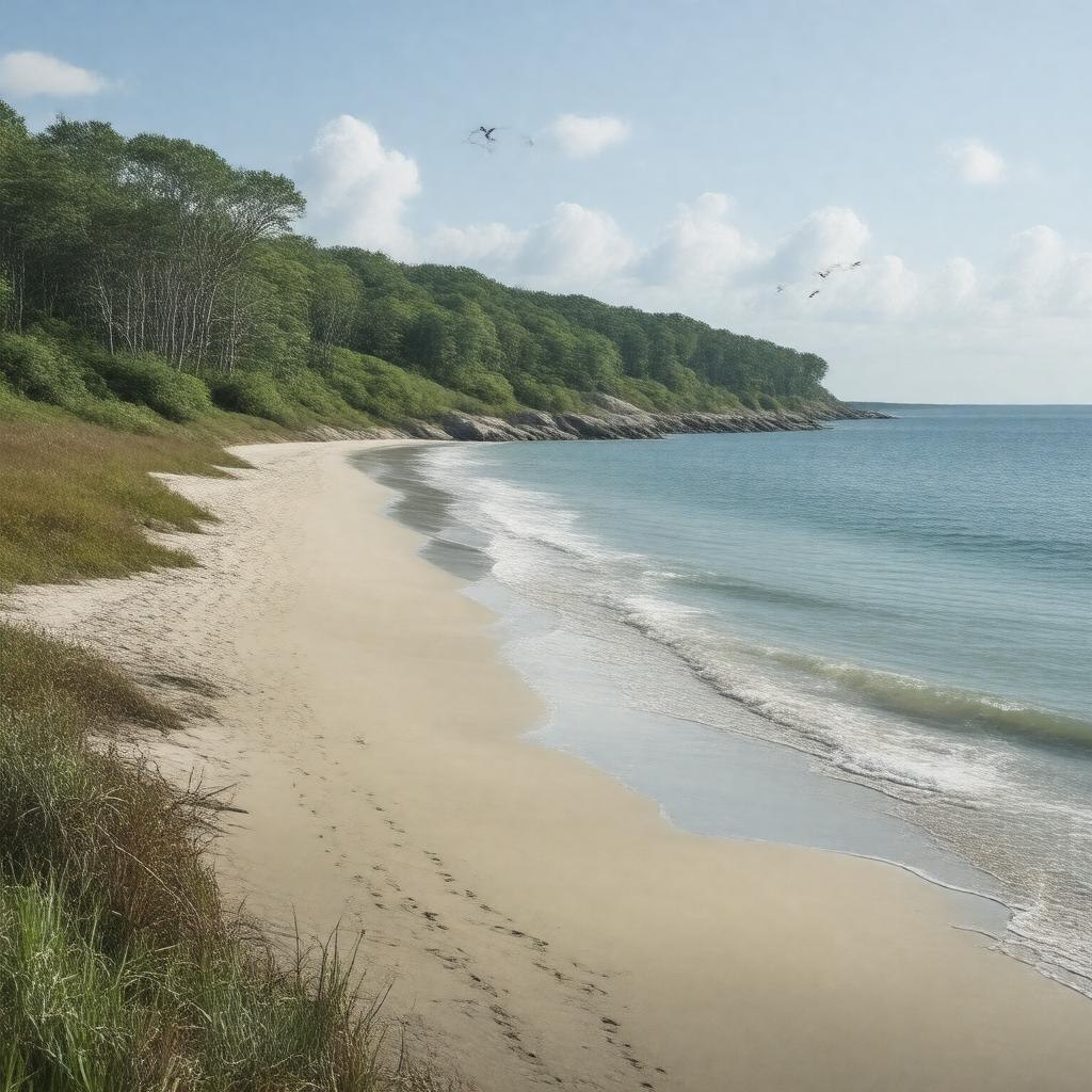 AI-created image of Cape Cod Biosphere Reserve