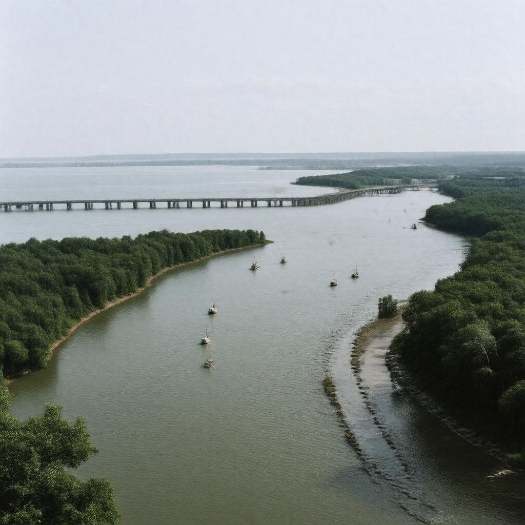 AI-created image of Cape Cod Canal