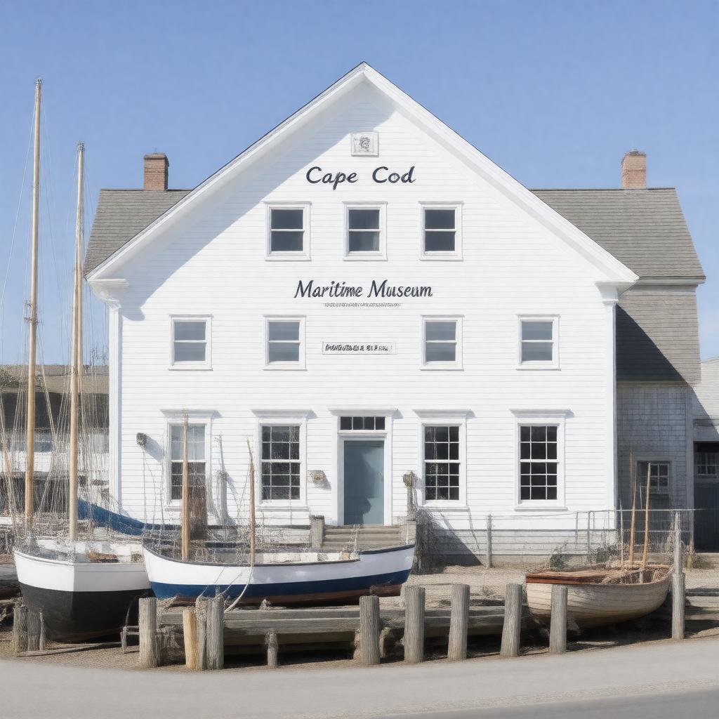 Click to view larger image AI-created image of Cape Cod Maritime Museum