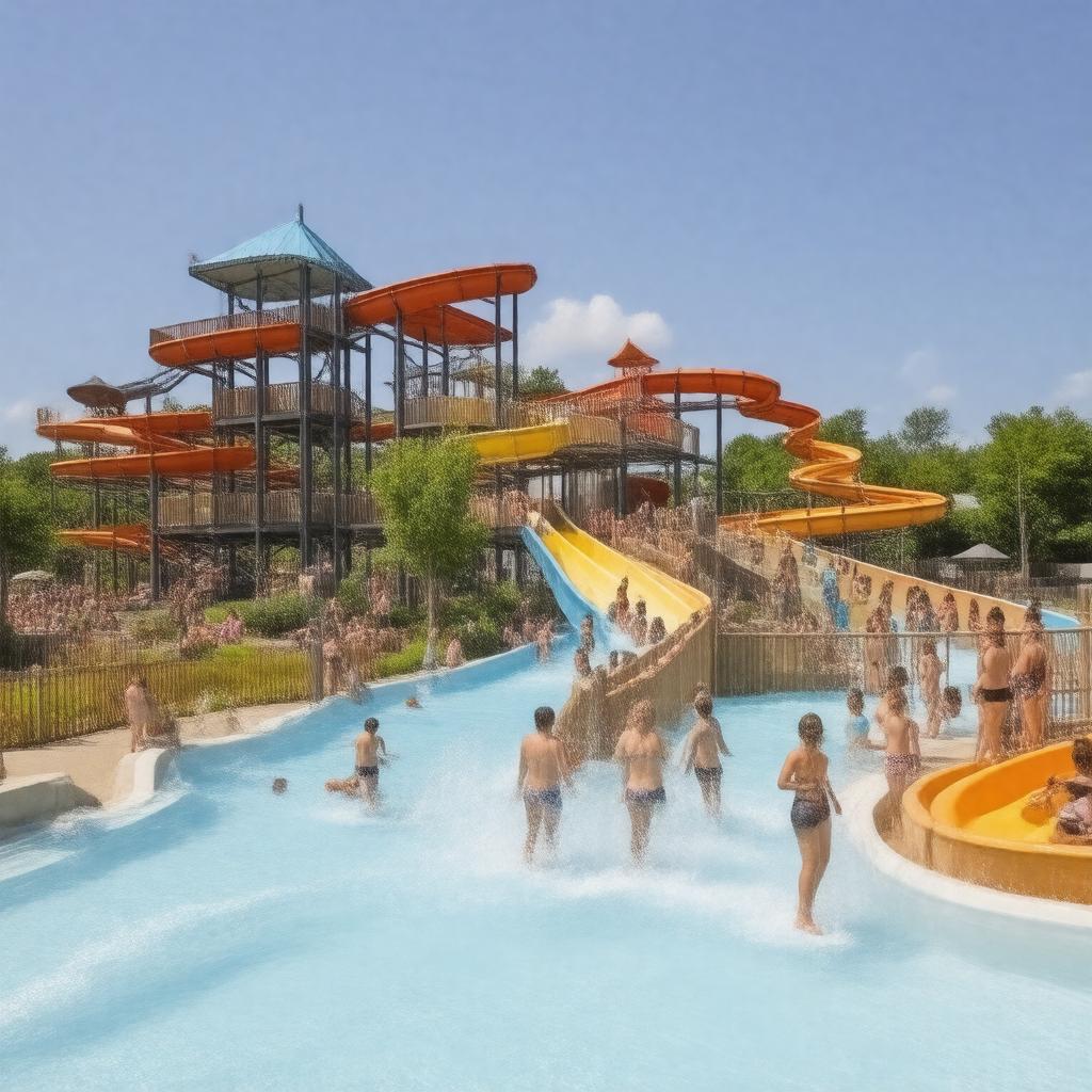 Click to view larger image AI-created image of Cape Codder Water Park