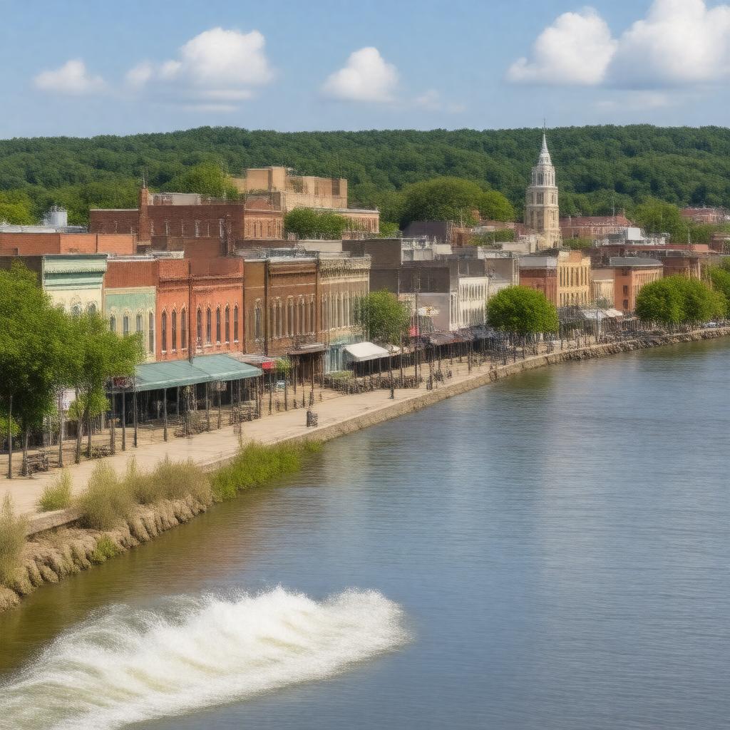 AI-created image of Cape Girardeau