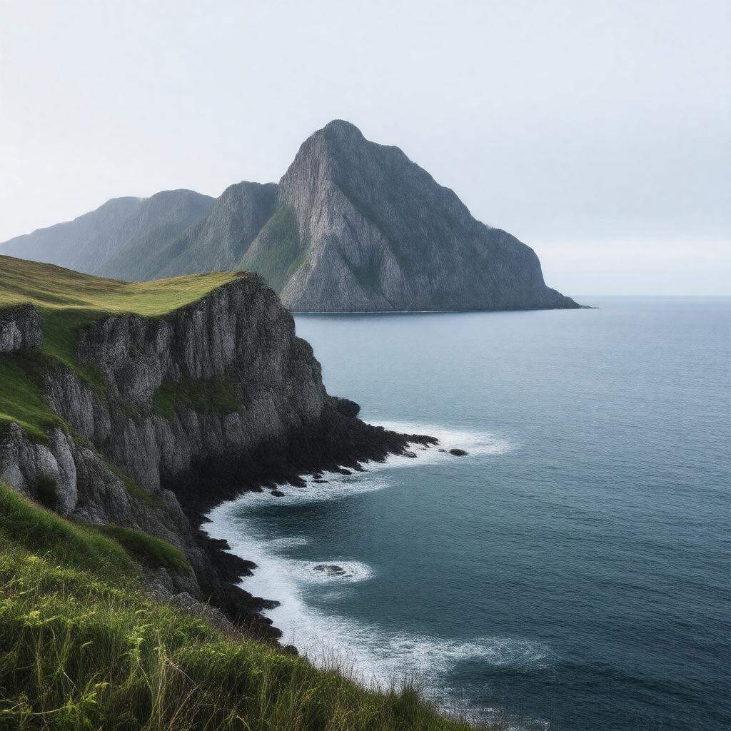 AI-created image of Cape Mordvinov