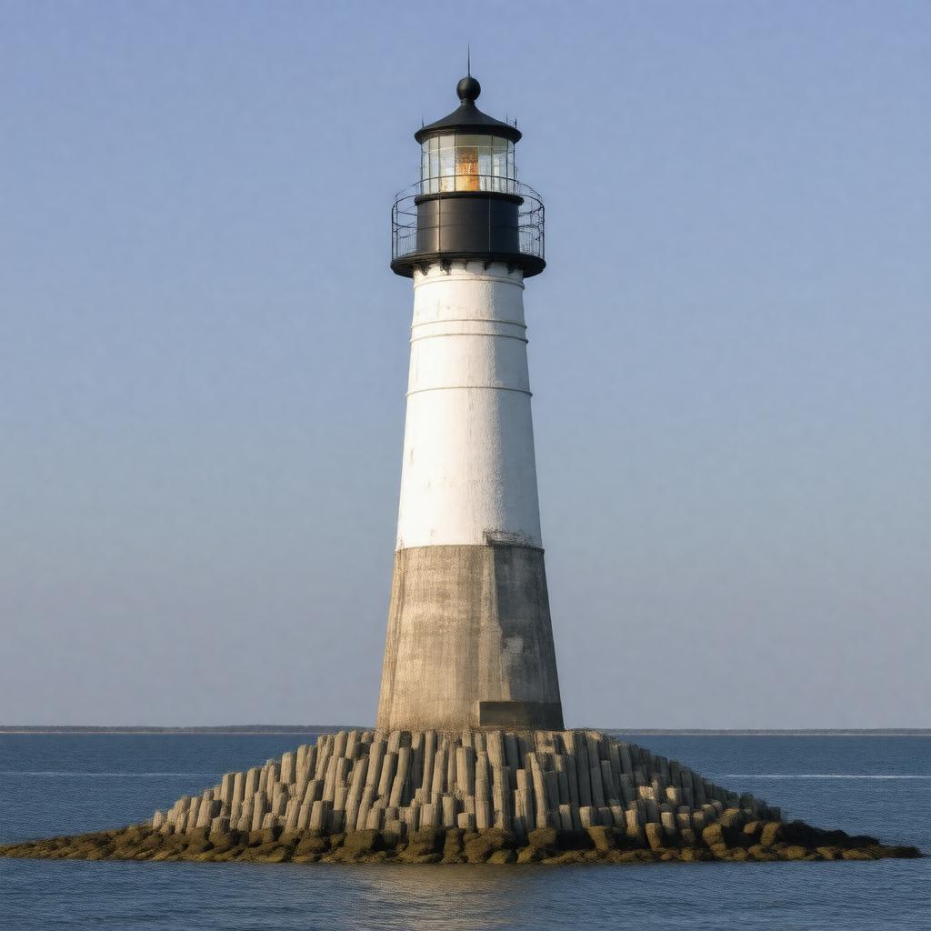 Click to view larger image AI-created image of Cape Poge Light
