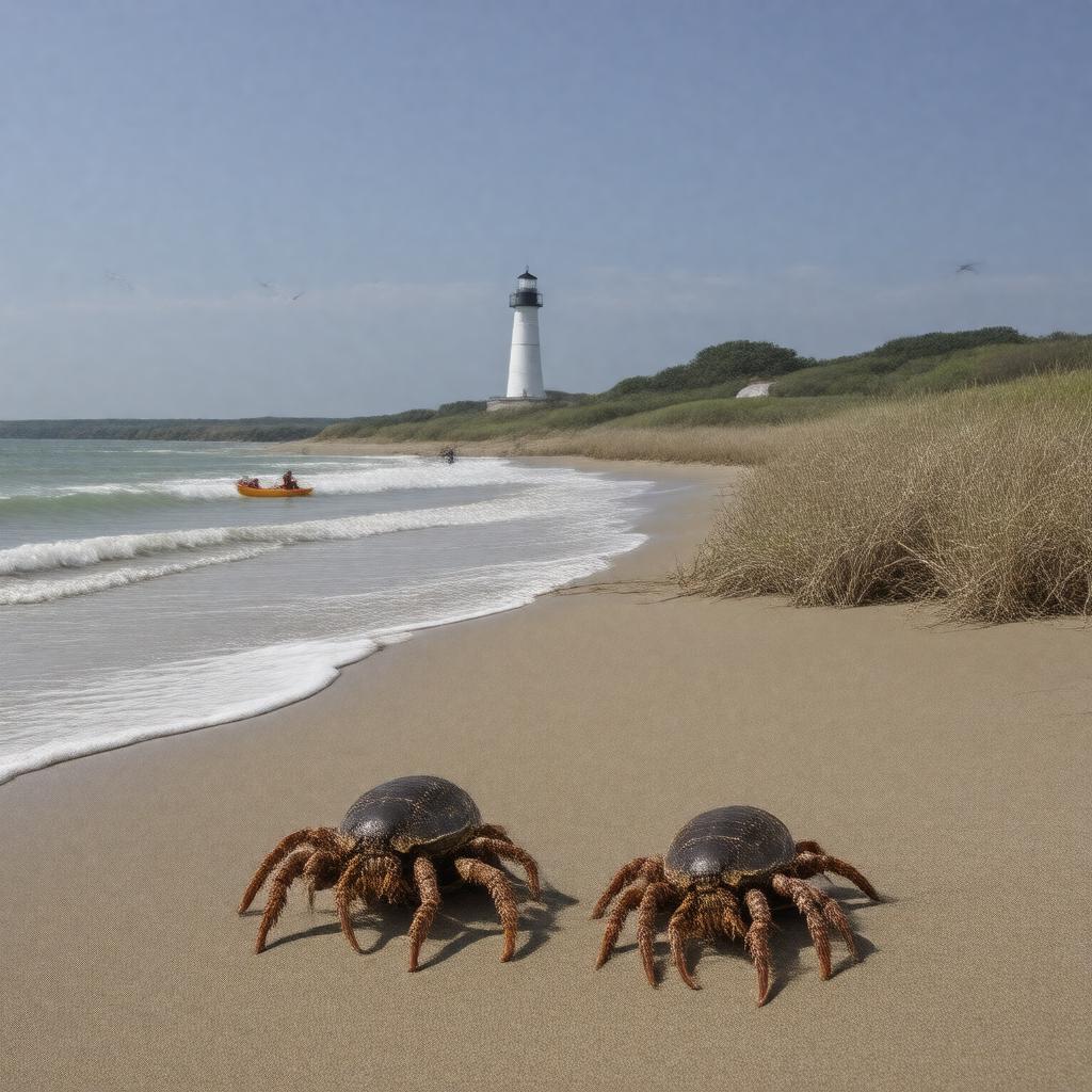 Click to view larger image AI-created image of Cape Poge Wildlife Refuge