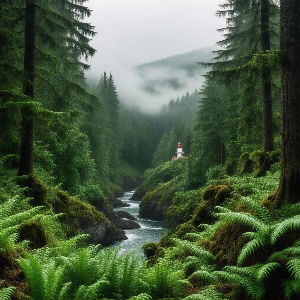 AI-created image of Cape Scott Provincial Park