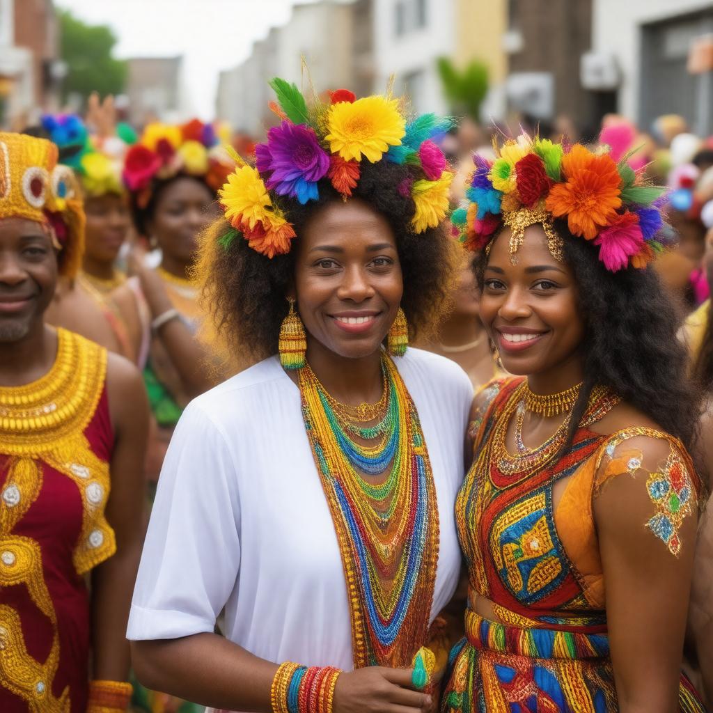 AI-created image of Cape Verdean-American community