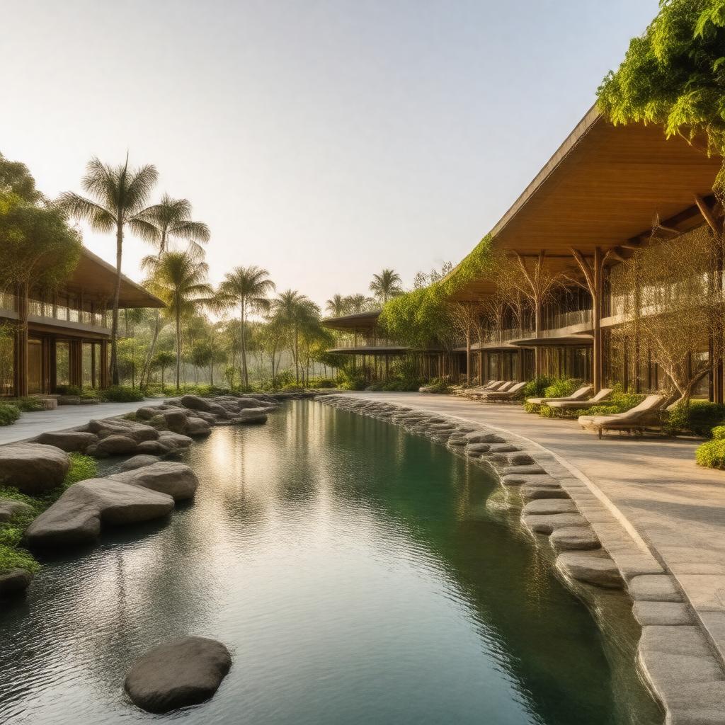 AI-created image of Capella Resort, Sentosa