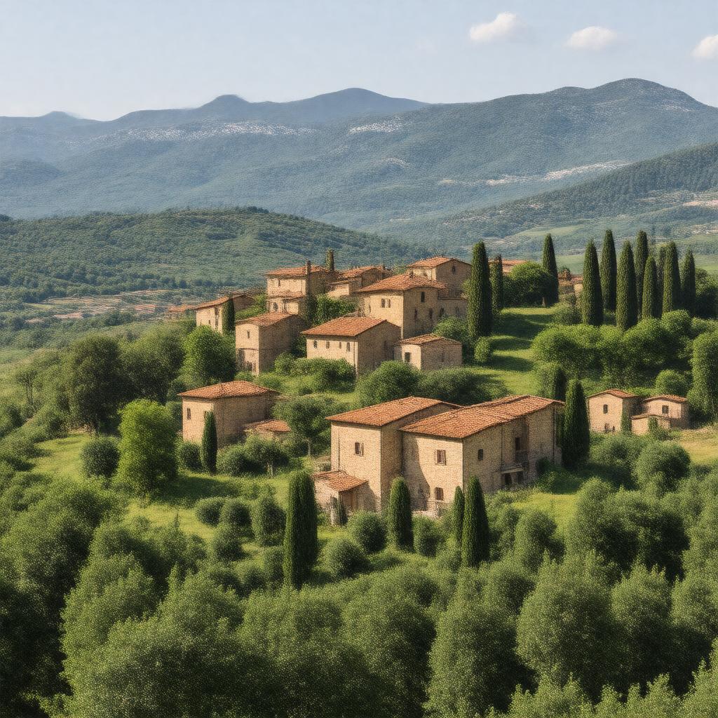 Click to view larger image AI-created image of Capezzano Monte