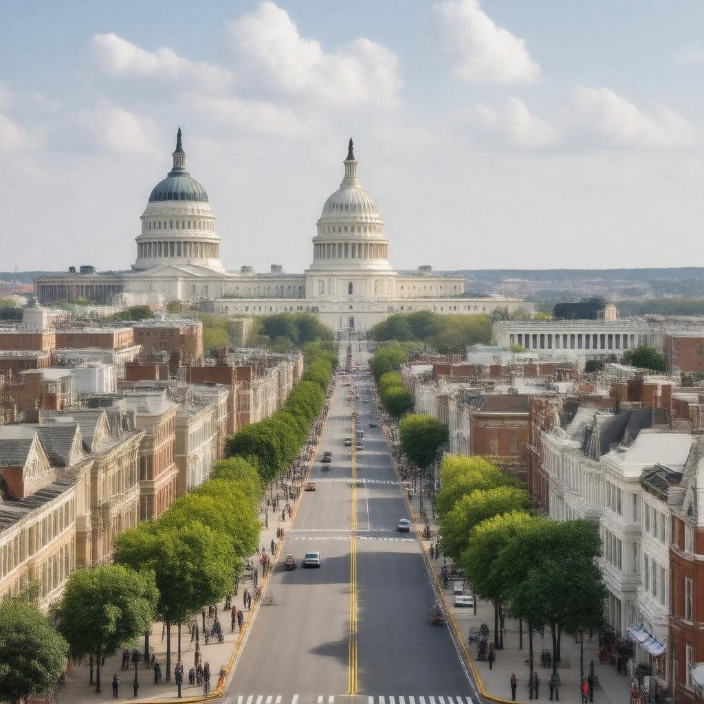 AI-created image of Capitol Hill