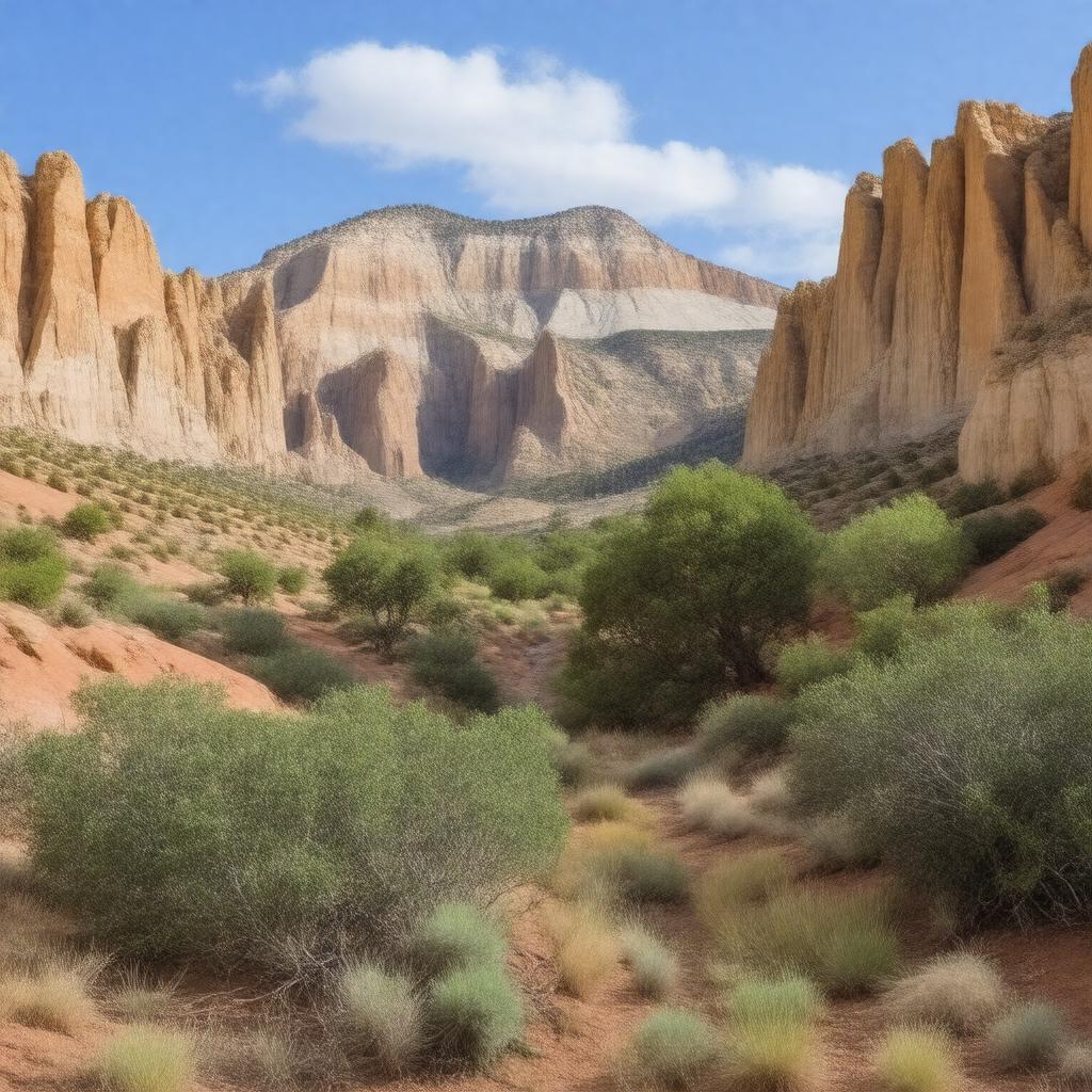 AI-created image of Capitol Reef National Park