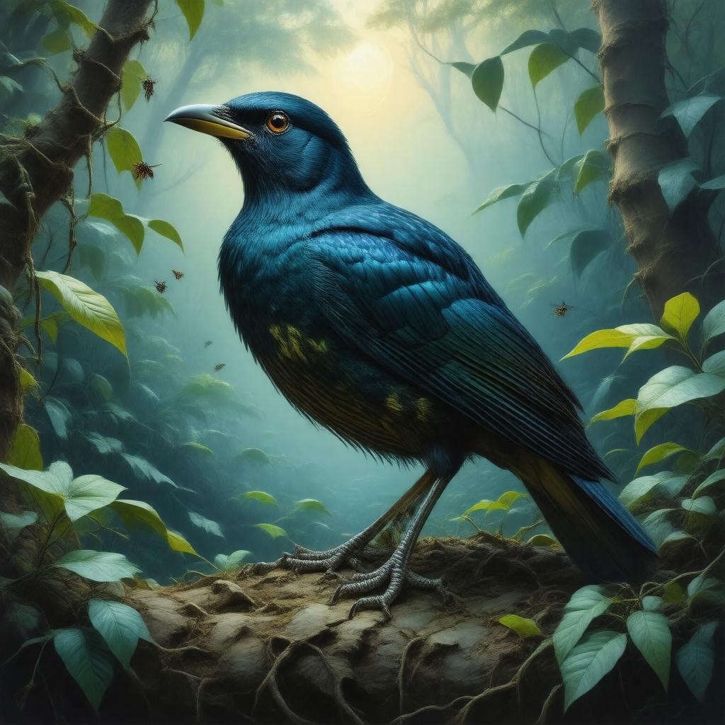 Click to view larger image AI-created image of Caprimulgiformes