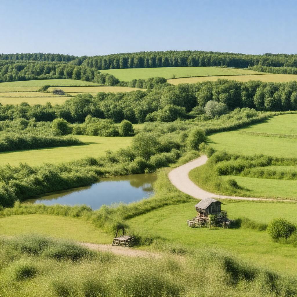 AI-created image of Capstone Farm Country Park