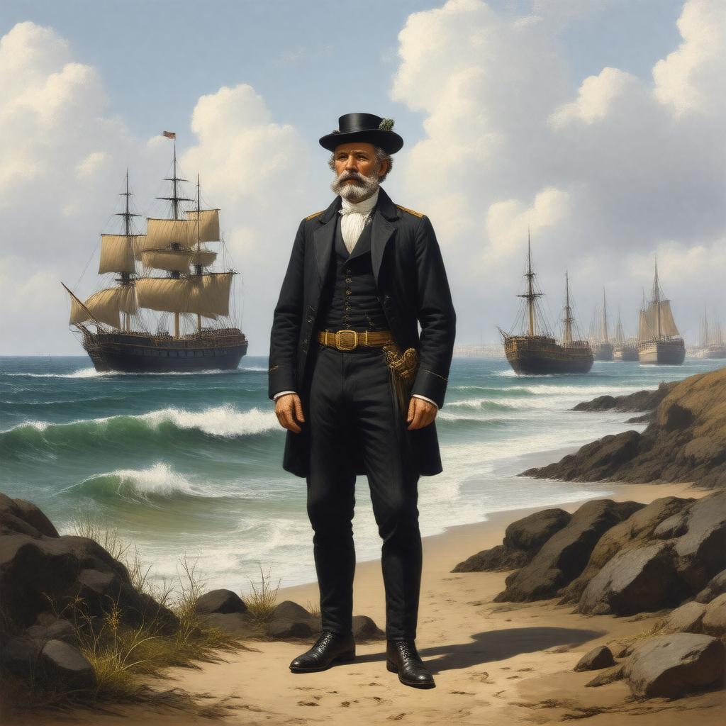 AI-created image of Captain James Herd