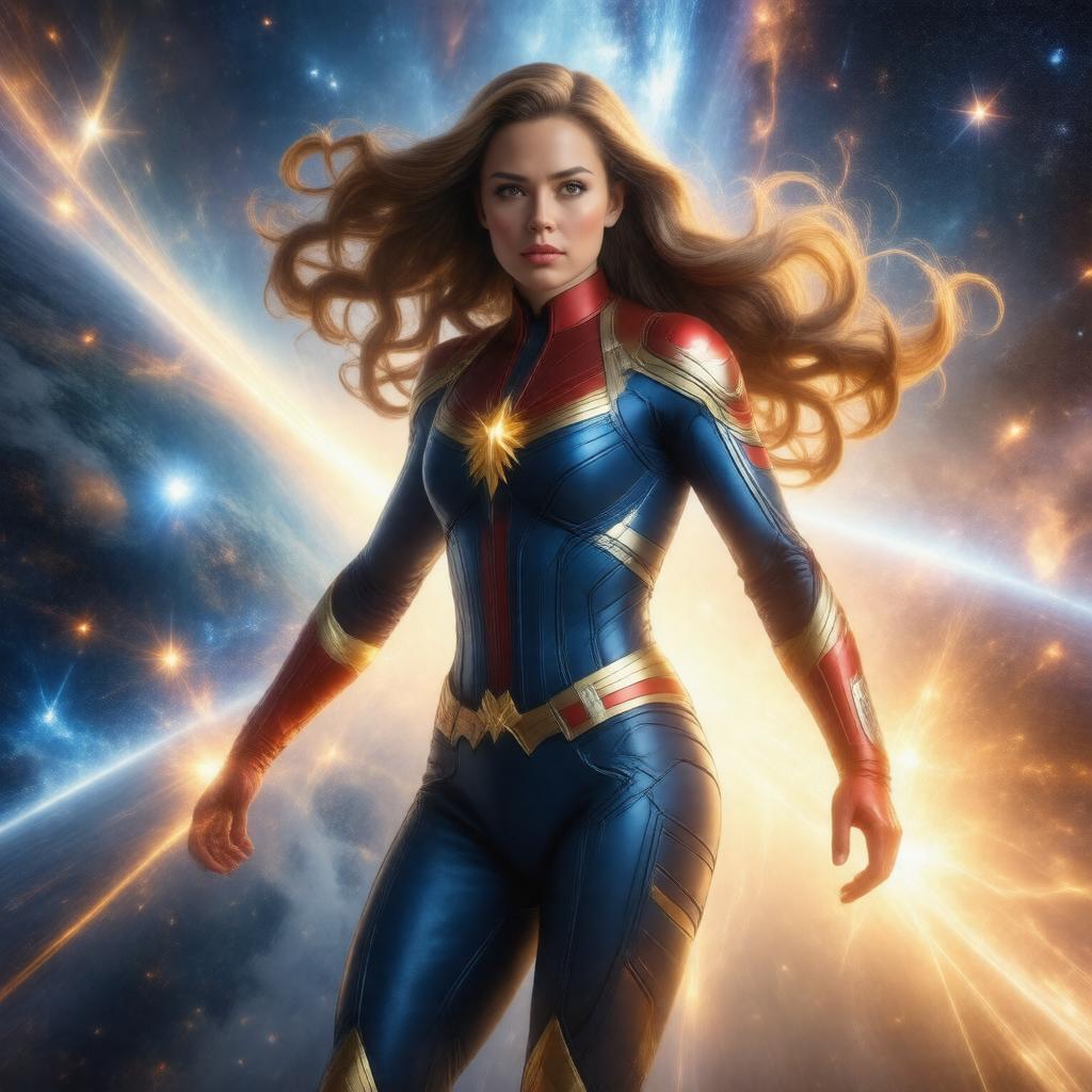 AI-created image of Captain Marvel