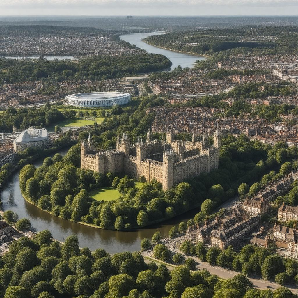AI-created image of Cardiff