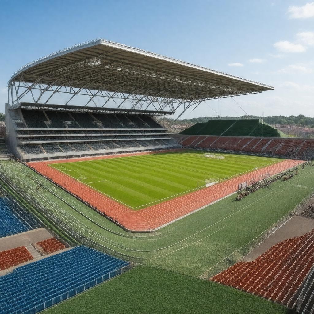 AI-created image of Cardiff International Sports Campus