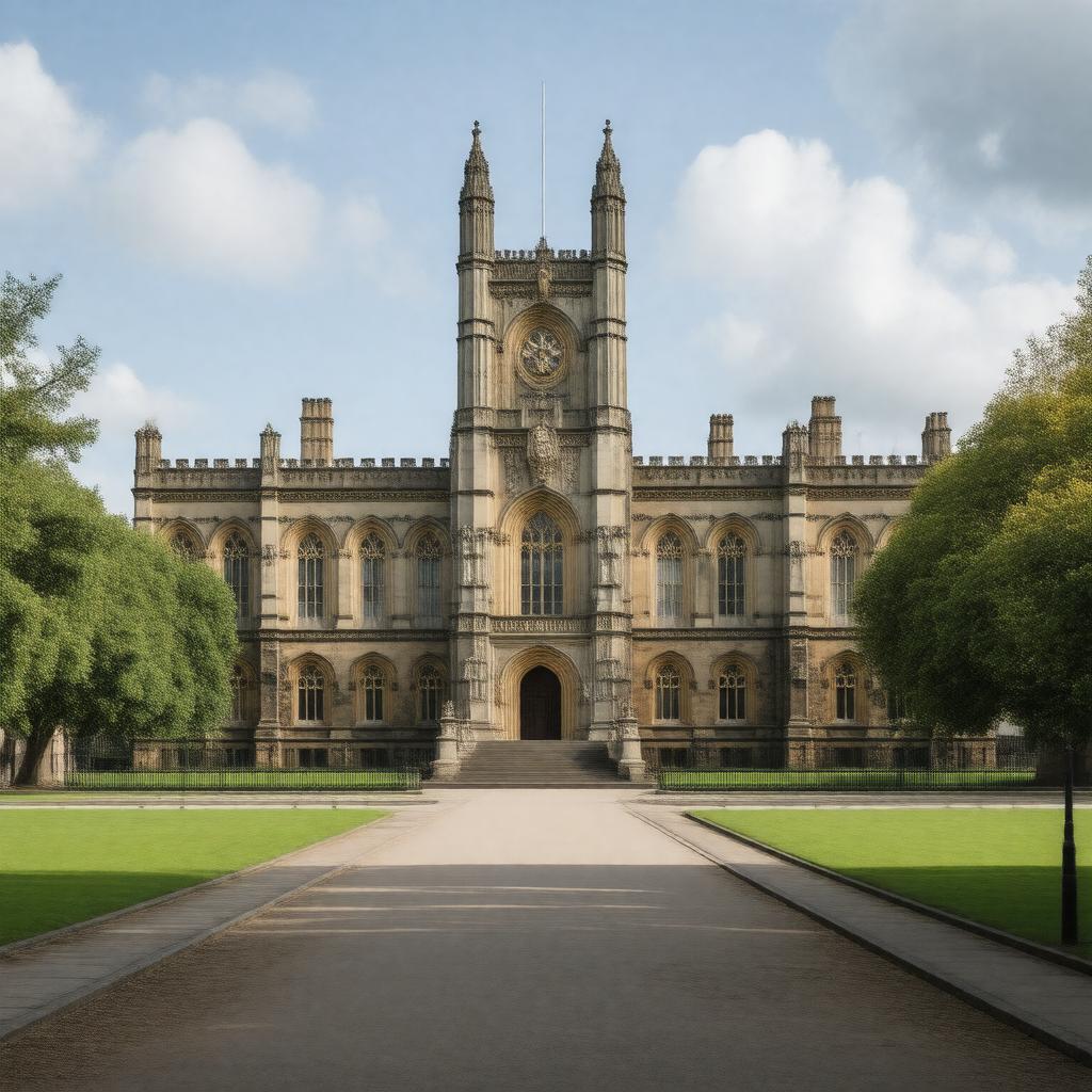 AI-created image of Cardiff University