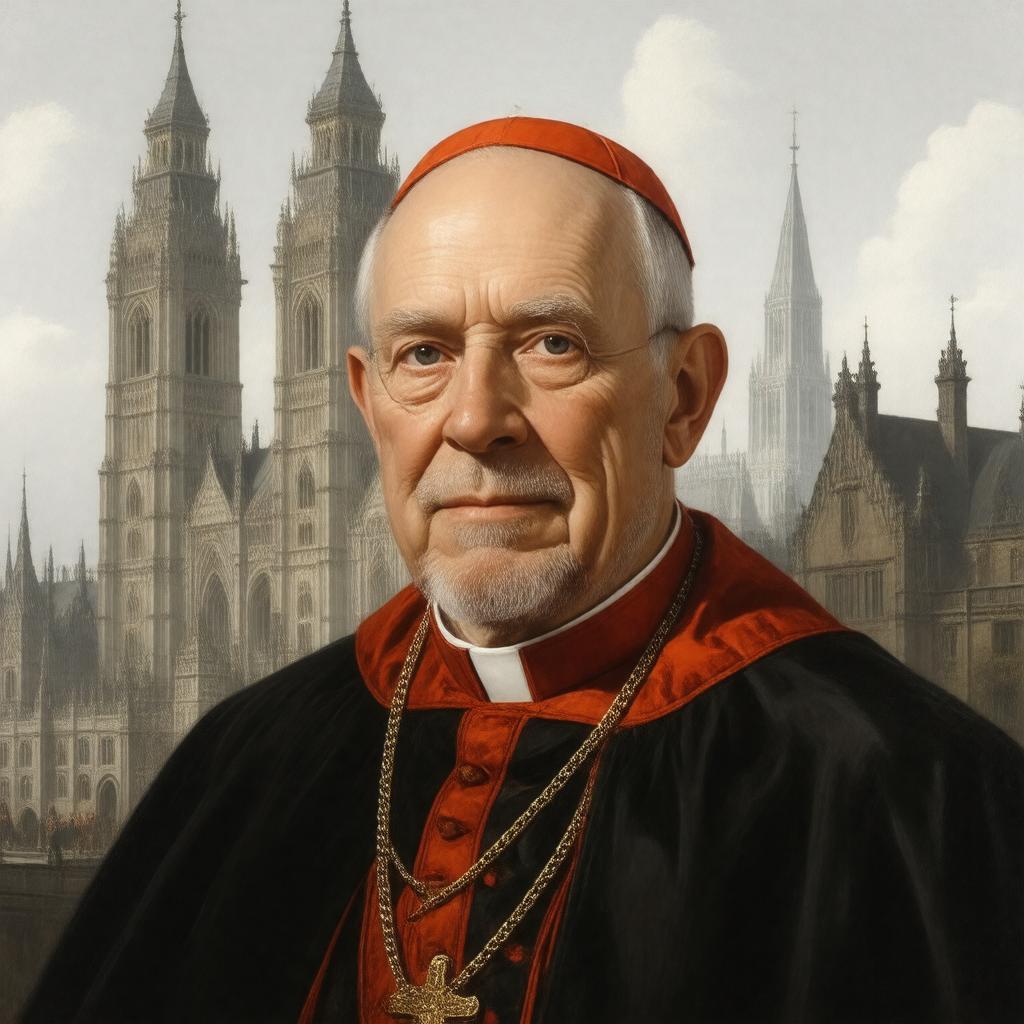 AI-created image of Cardinal Arthur Hinsley