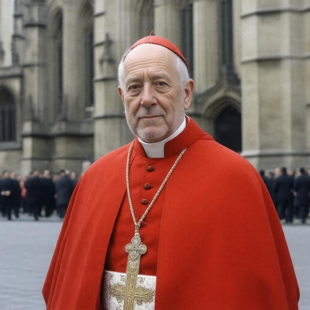 AI-created image of Cardinal Bourne