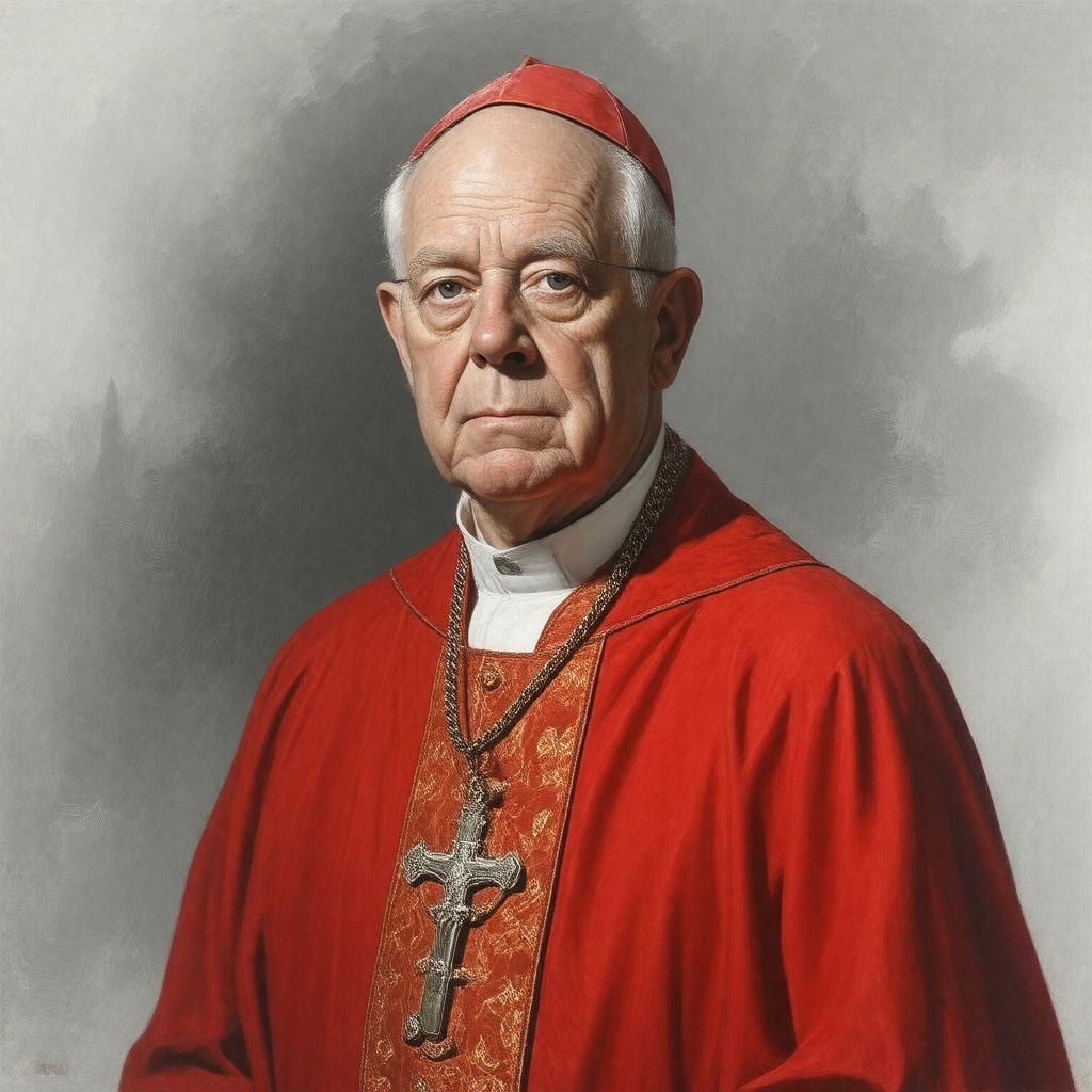 AI-created image of Cardinal Heenan