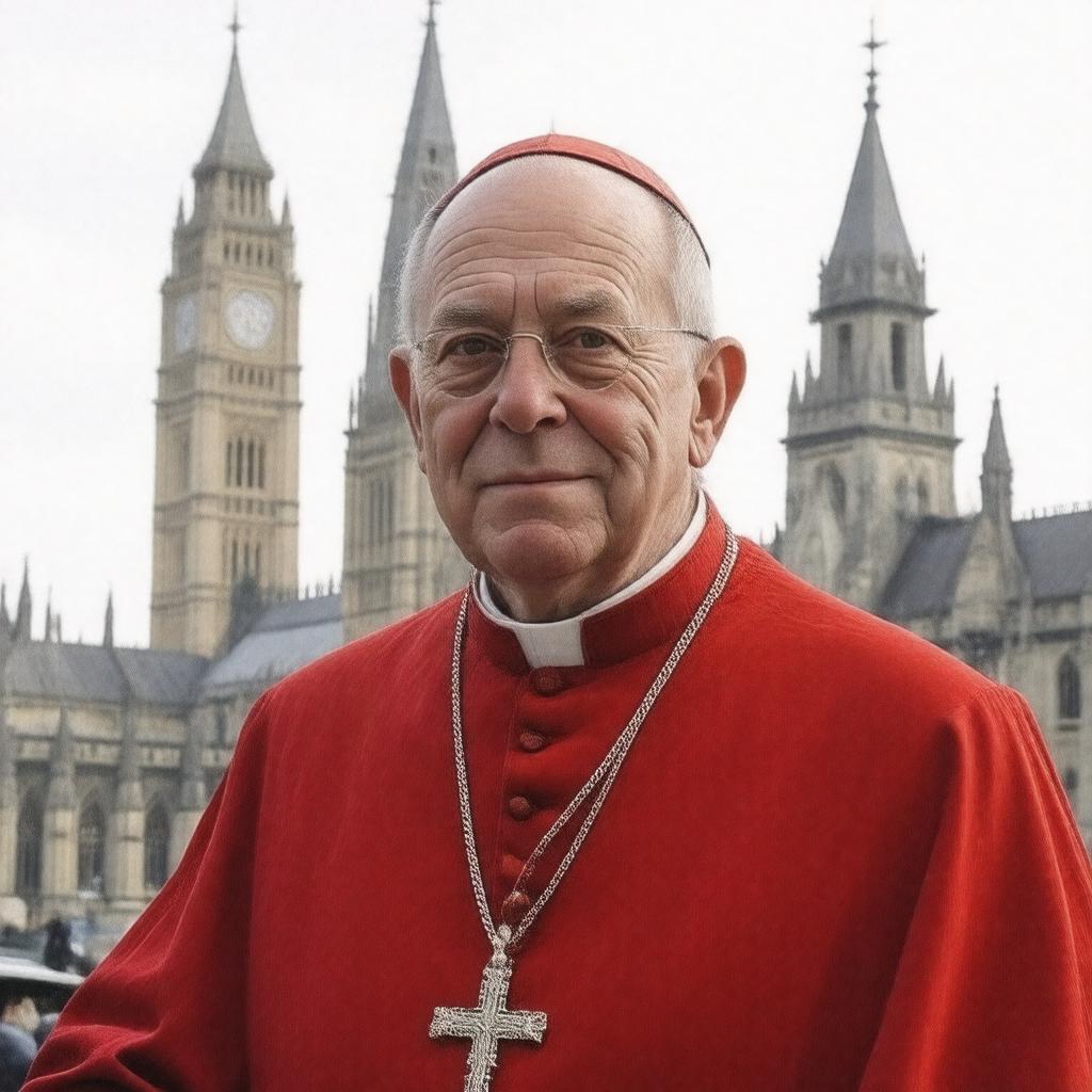 AI-created image of Cardinal John Carmel Heenan