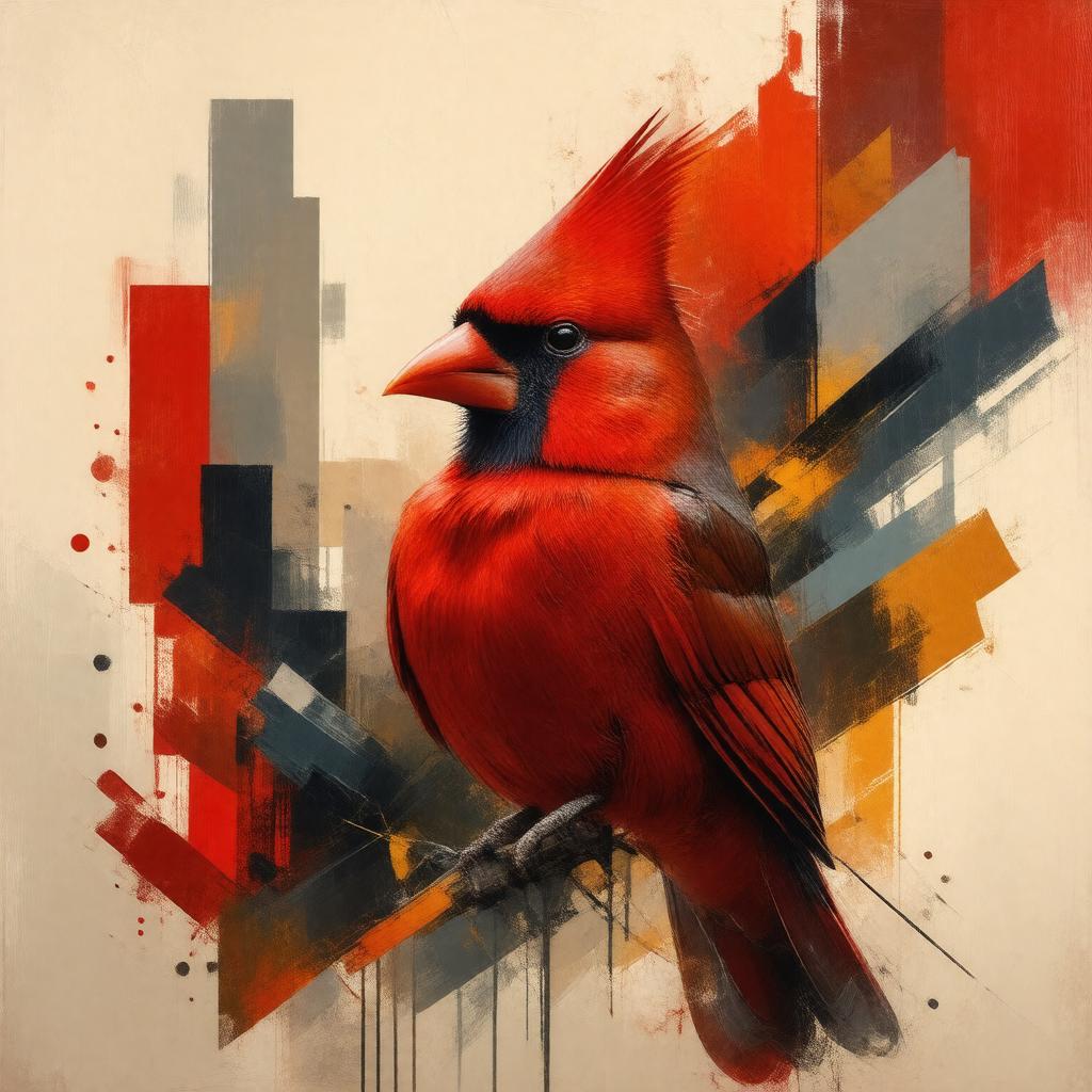 Click to view larger image AI-created image of Cardinal Red