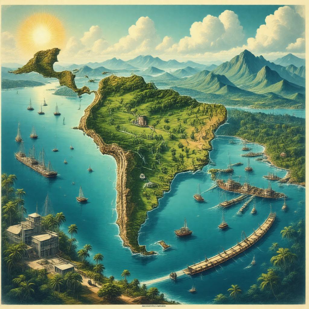 AI-created image of Caribbean Community (CARICOM, observer)