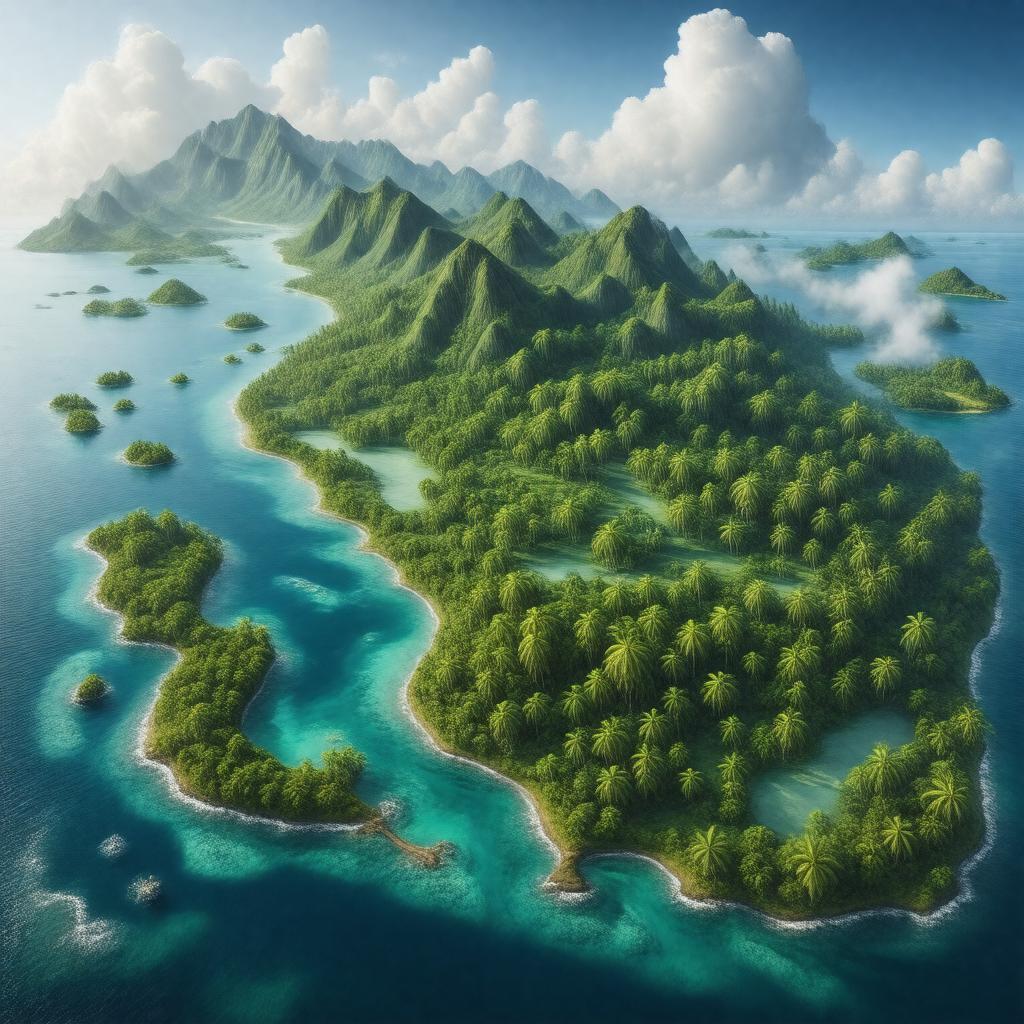 AI-created image of Caribbean Islands Hotspot