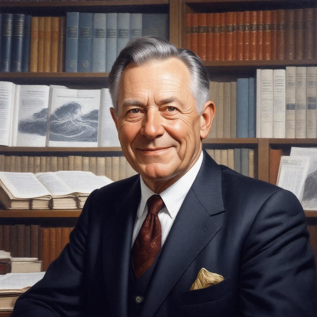 AI-created image of Carl-Gustaf Rossby