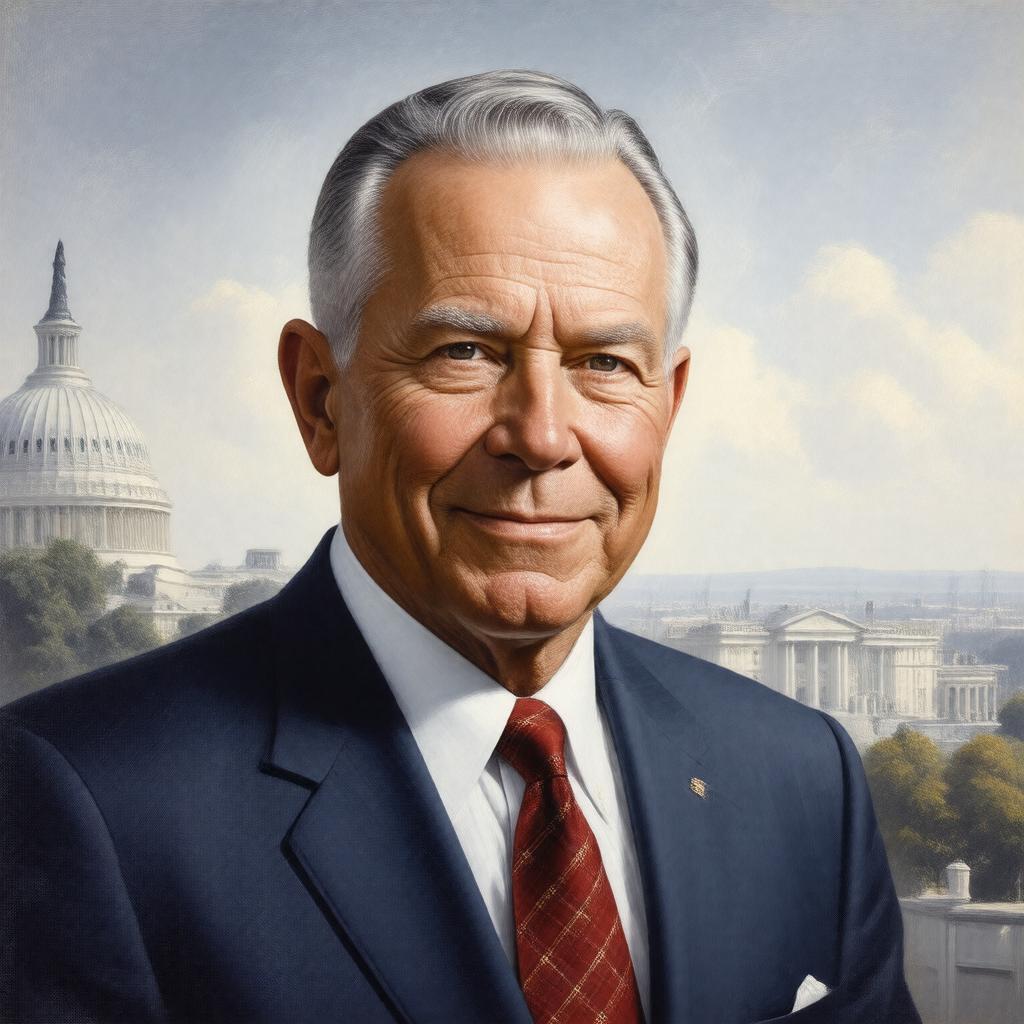 AI-created image of Carl Albert