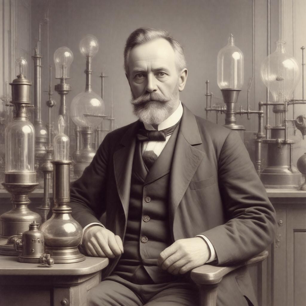 AI-created image of Carl Auer von Welsbach