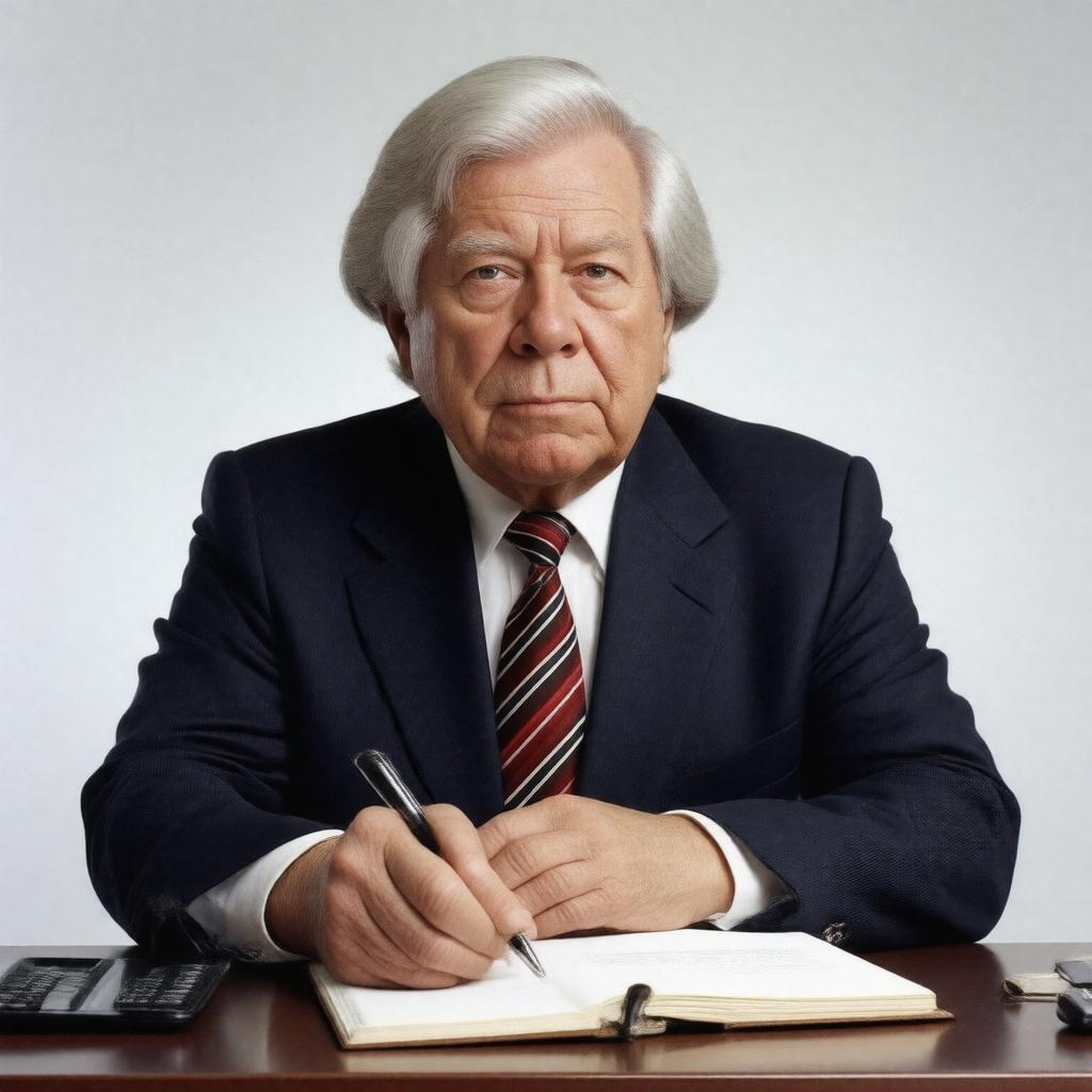 AI-created image of Carl Bernstein