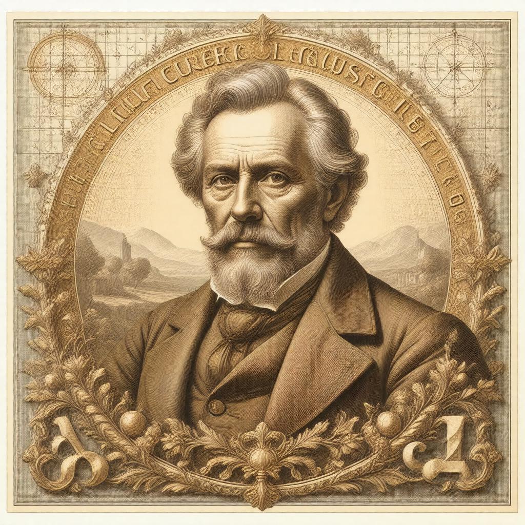 AI-created image of Carl Friedrich Gauss Prize