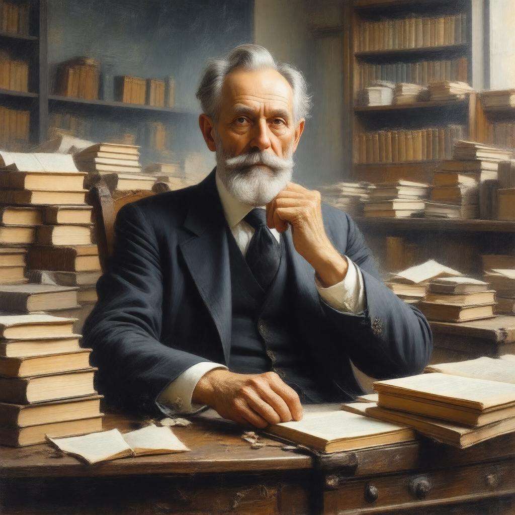 AI-created image of Carl Gustav Hempel