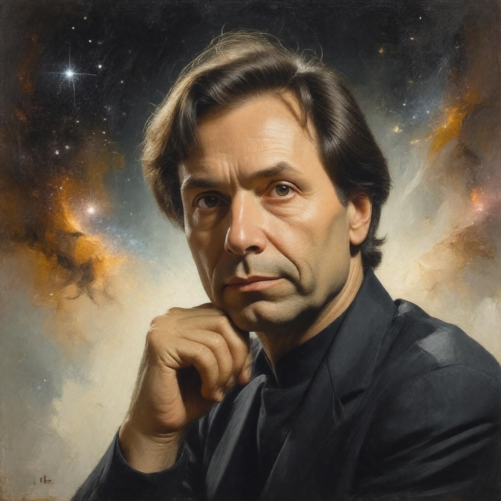 AI-created image of Carl Sagan