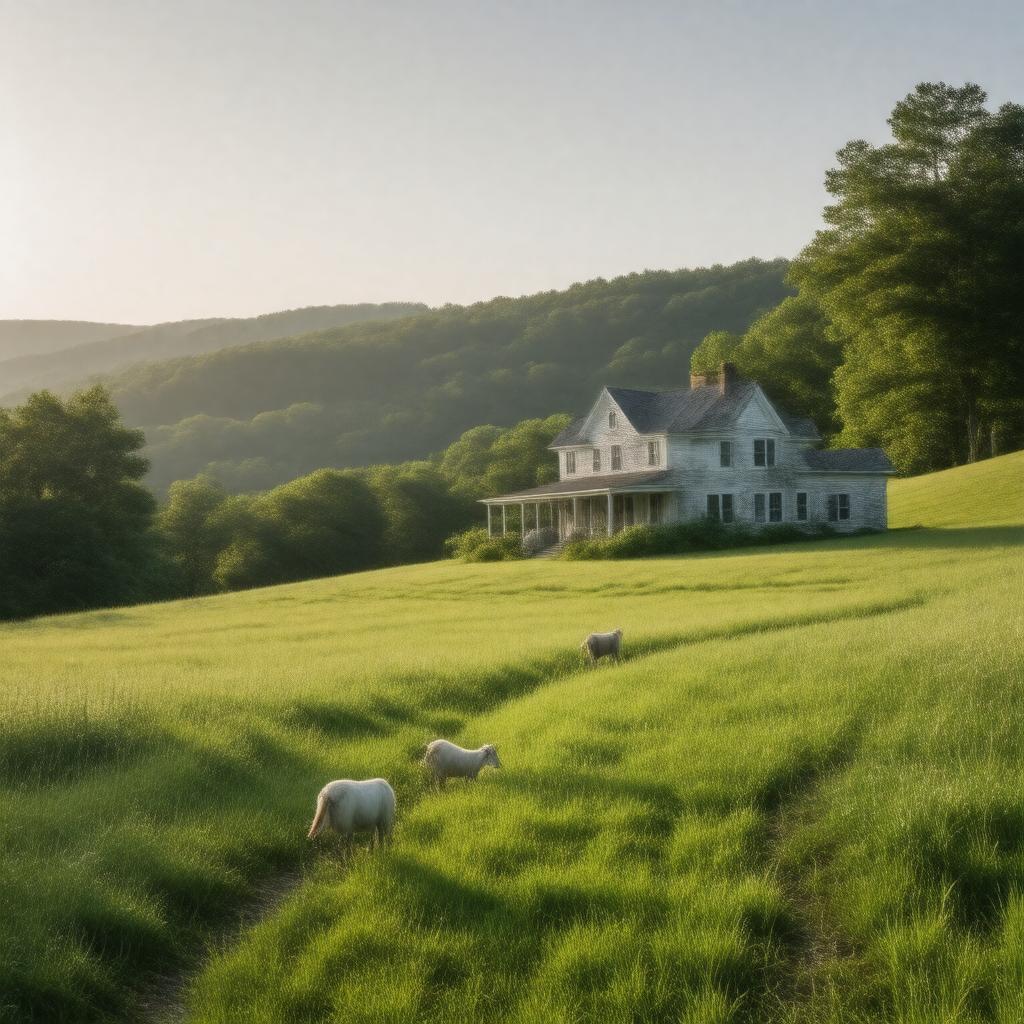 AI-created image of Carl Sandburg Home National Historic Site