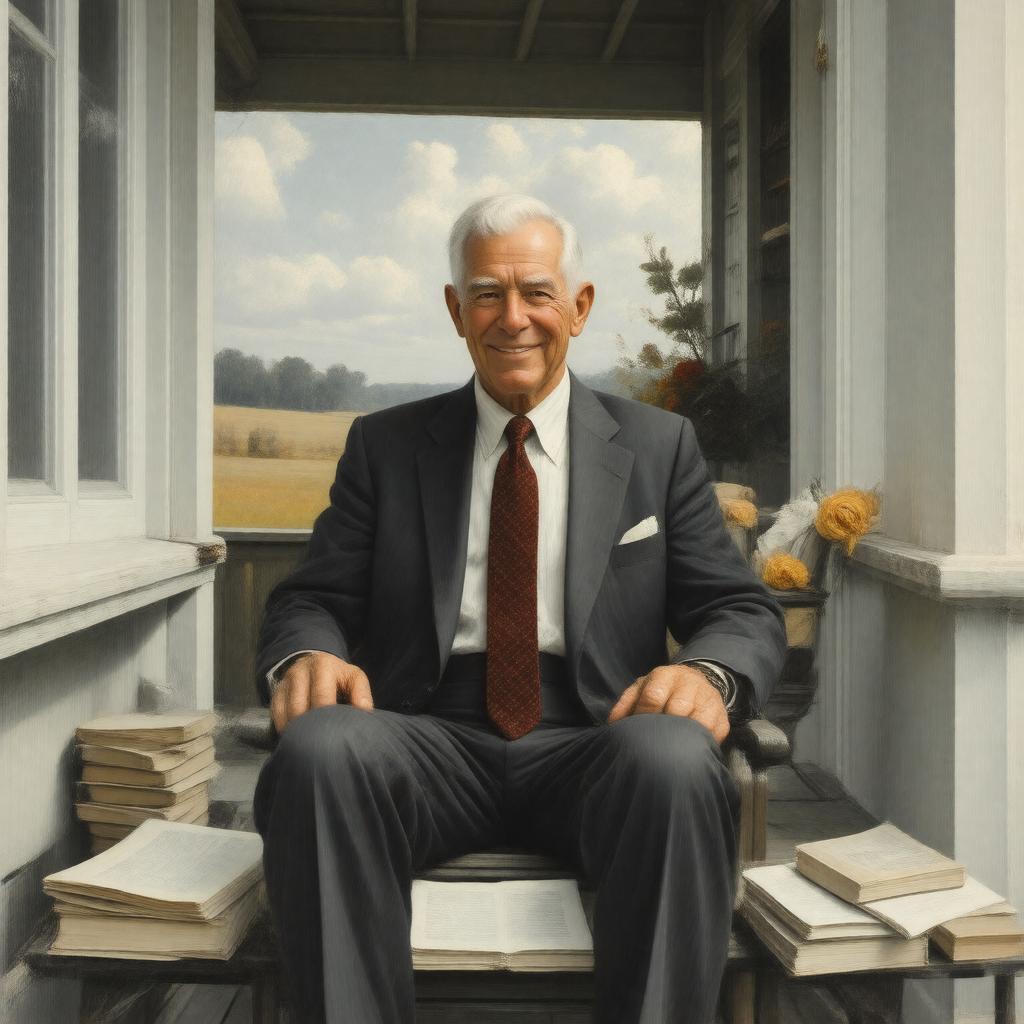 AI-created image of Carl Sandburg