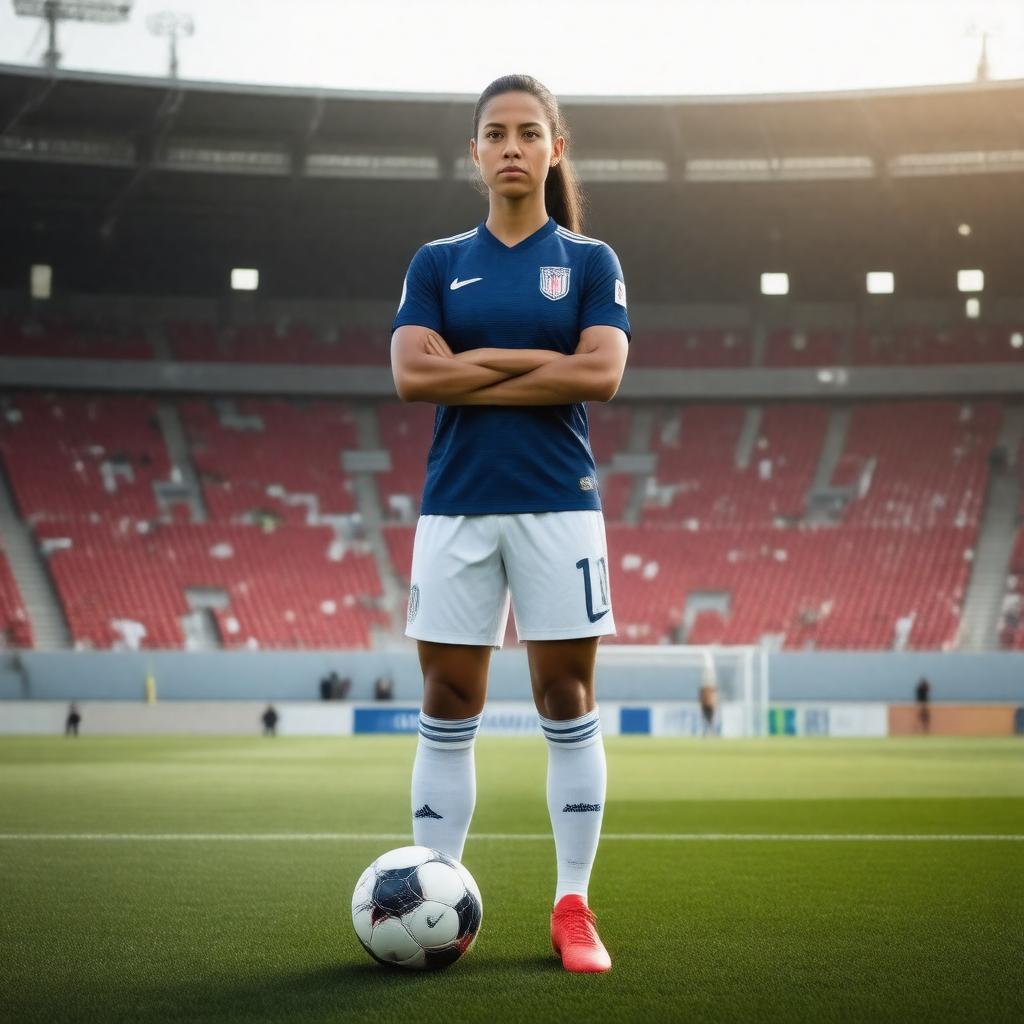 AI-created image of Carli Lloyd