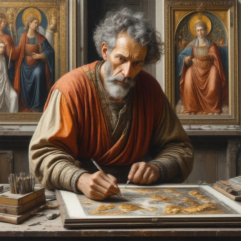 AI-created image of Carlo Crivelli