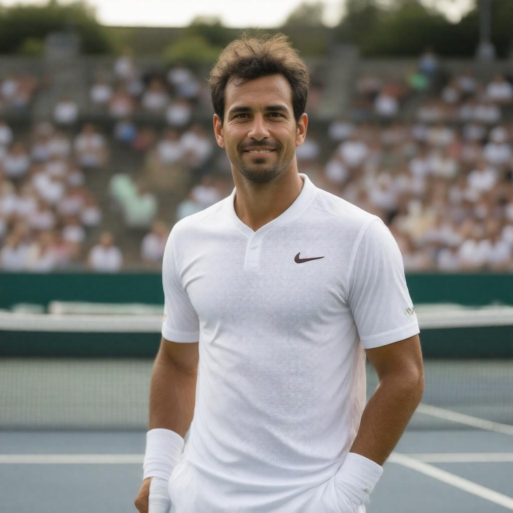 Click to view larger image AI-created image of Carlos Moyá