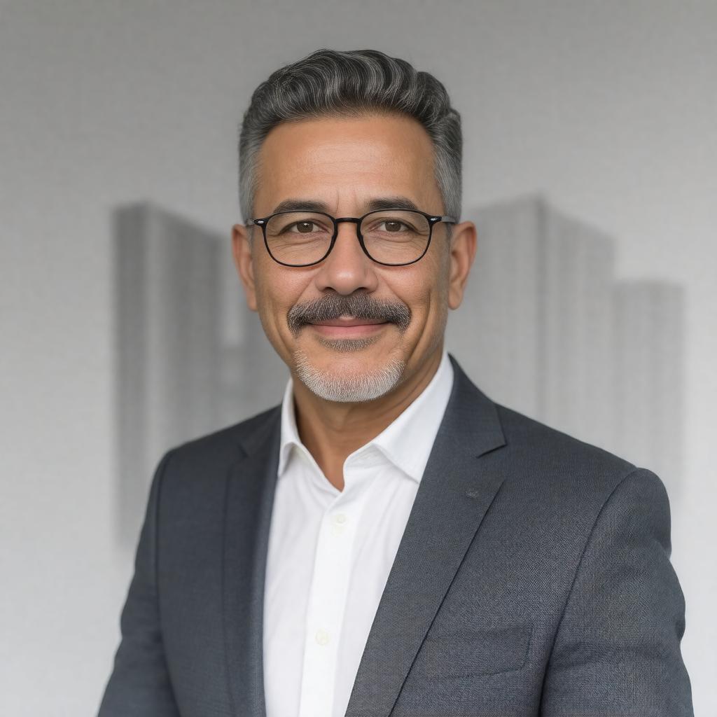 AI-created image of Carlos Vargas-Aburto