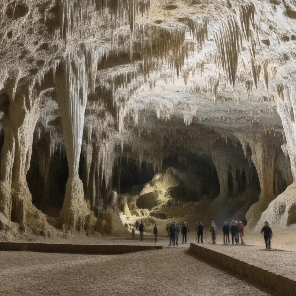 AI-created image of Carlsbad Cave National Monument
