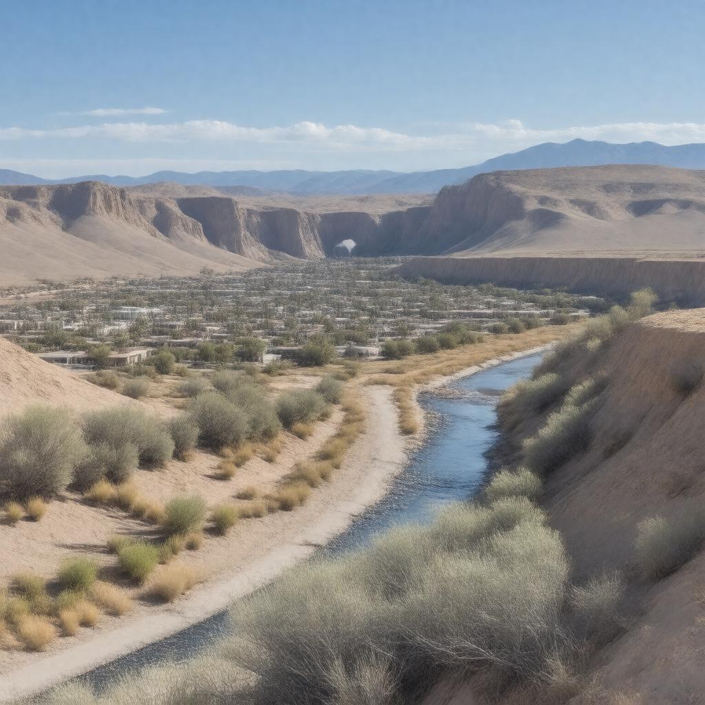 AI-created image of Carlsbad, New Mexico