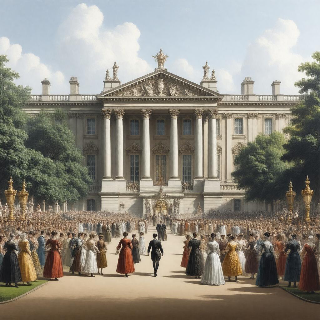 AI-created image of Carlton House, London