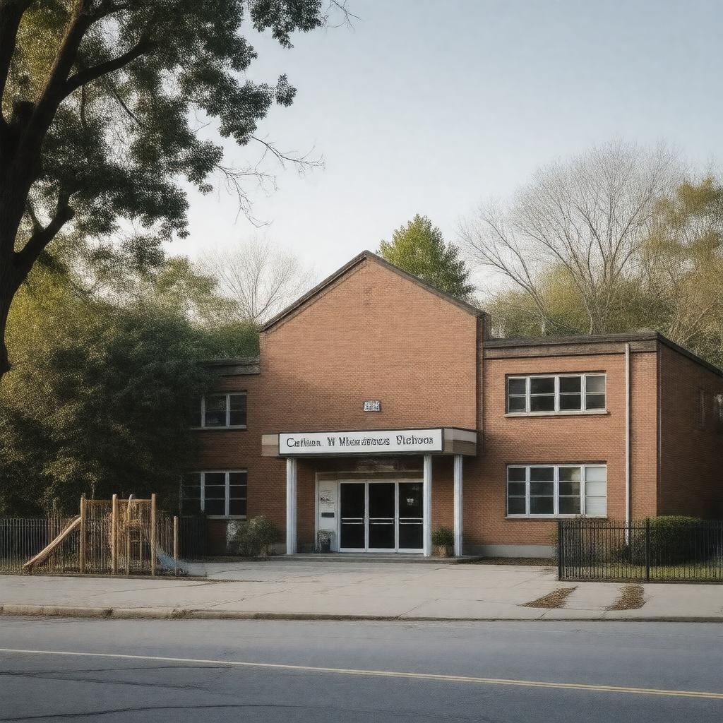 AI-created image of Carlton M. Viveiros Elementary School