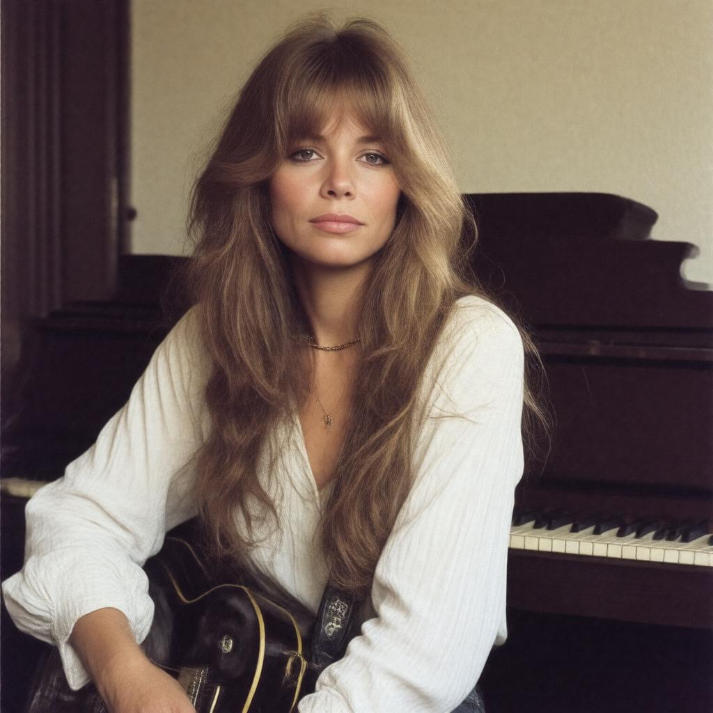 AI-created image of Carly Simon