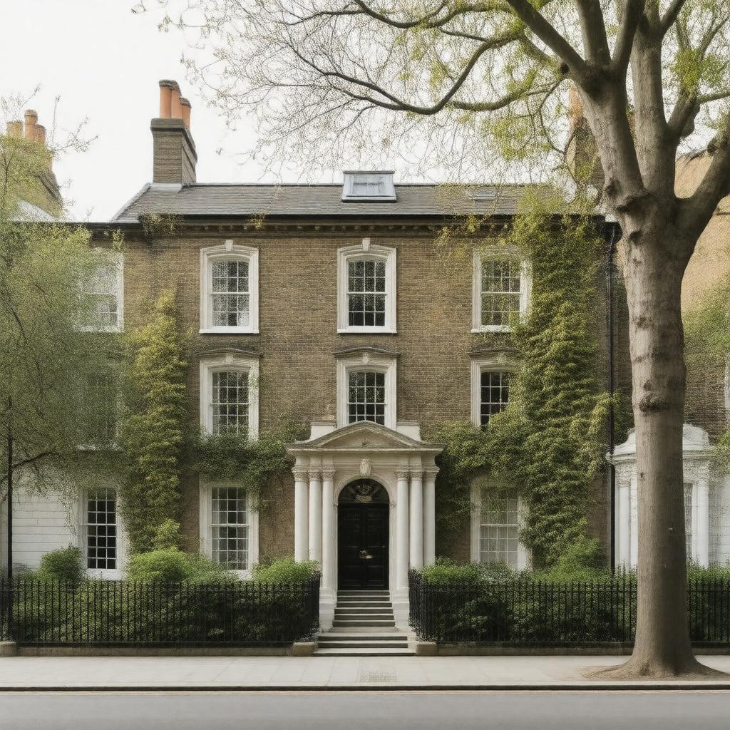 AI-created image of Carlyle House, Chelsea