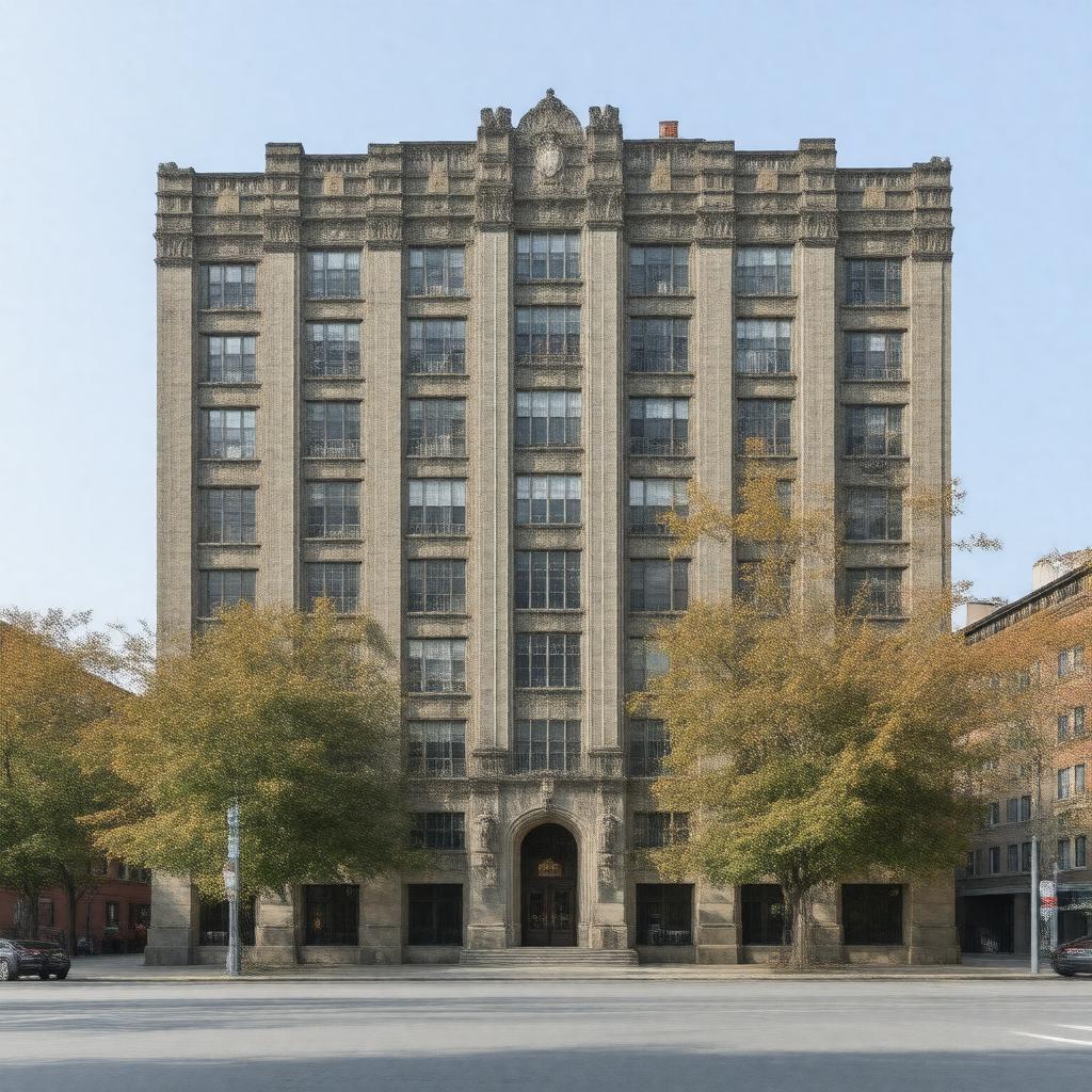 Click to view larger image AI-created image of Carman Hall